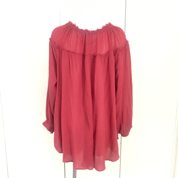 Free People bottom up oversize tassel dress M - Picture 6 of 8